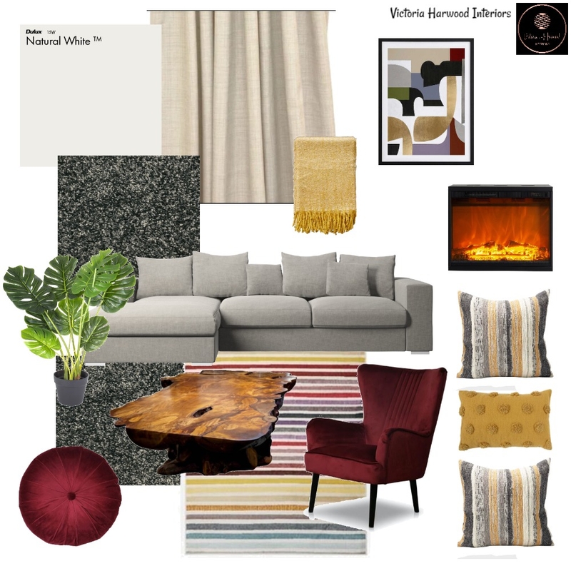 Shona's Lounge 1 Mood Board by Victoria Harwood Interiors on Style Sourcebook