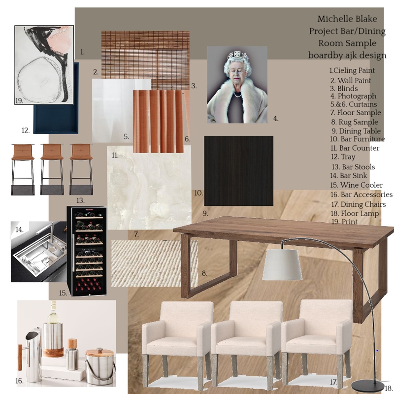Assignment 10 Dining/Bar Mood Board by ajkdesign on Style Sourcebook