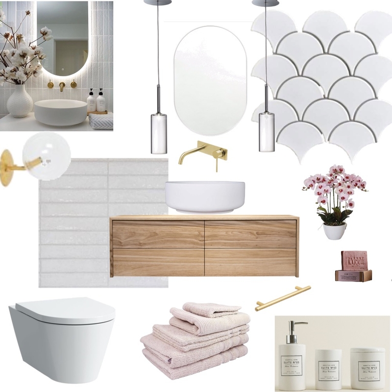 Contemporary Realm Powder Room Mood Board by ny.laura on Style Sourcebook