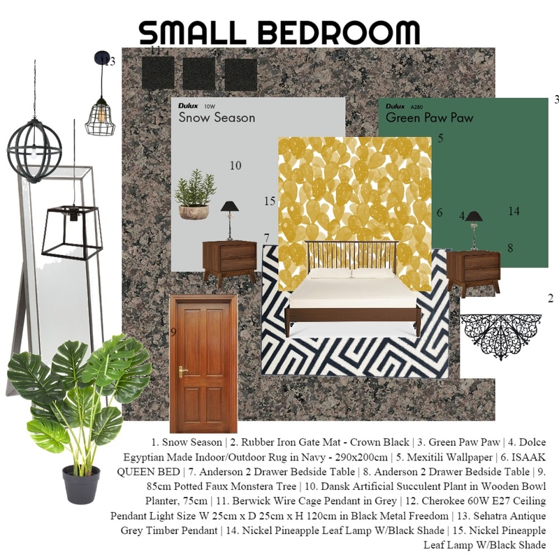 small bedroom Mood Board by jessytruong on Style Sourcebook