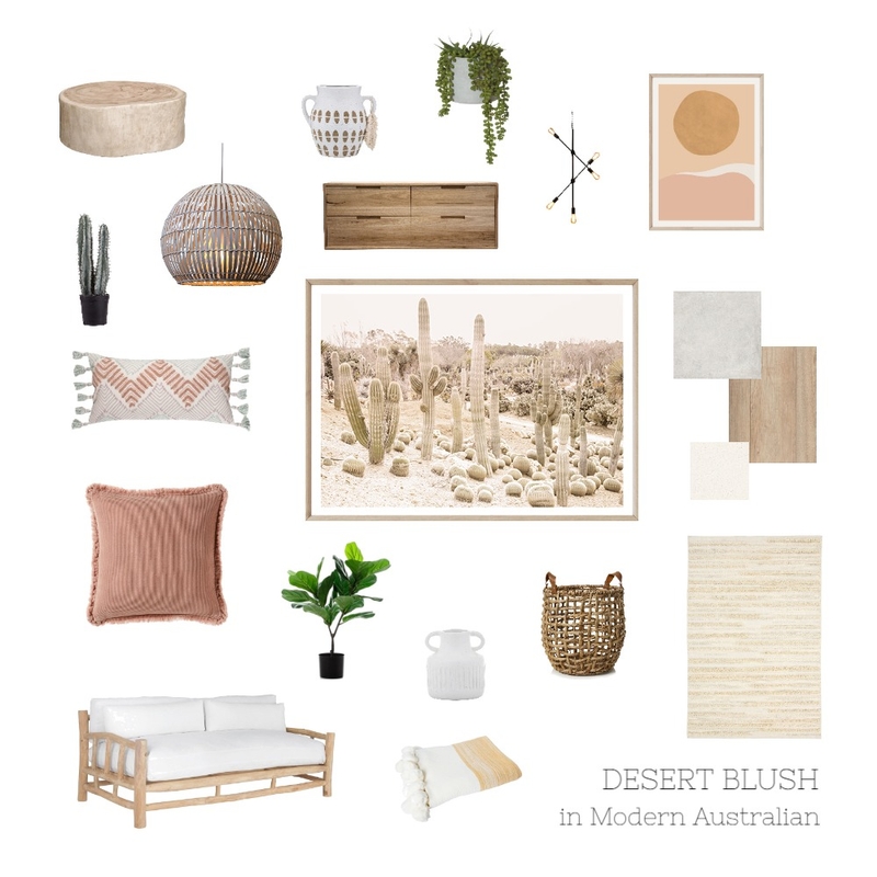 Desert Blush in Modern Australian Mood Board by seraloletta on Style Sourcebook