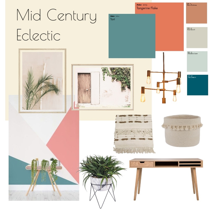 Mid Century Eclectic Mood Board by Newgirl1994 on Style Sourcebook