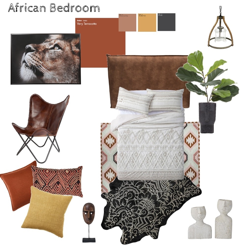 African 1 Mood Board by olgaluciagil on Style Sourcebook