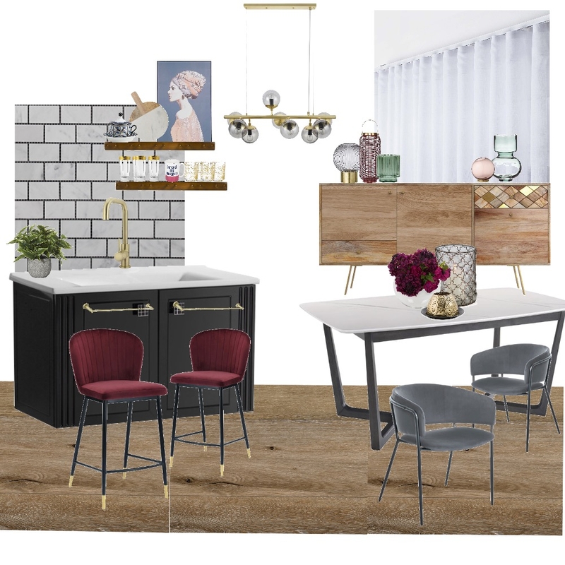 Modern Art Deco Kitchen & Dining Mood Board by joanna1709 on Style Sourcebook