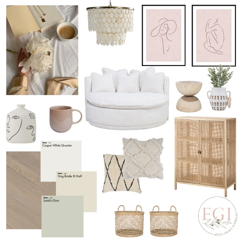 Aesthetic Mood Board by Eliza Grace Interiors on Style Sourcebook