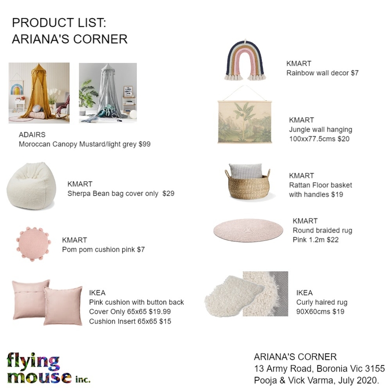 Products- Ariana's Corner Mood Board by Flyingmouse inc on Style Sourcebook