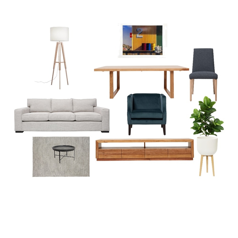 Family Room Mood Board by Jennifer Flach on Style Sourcebook