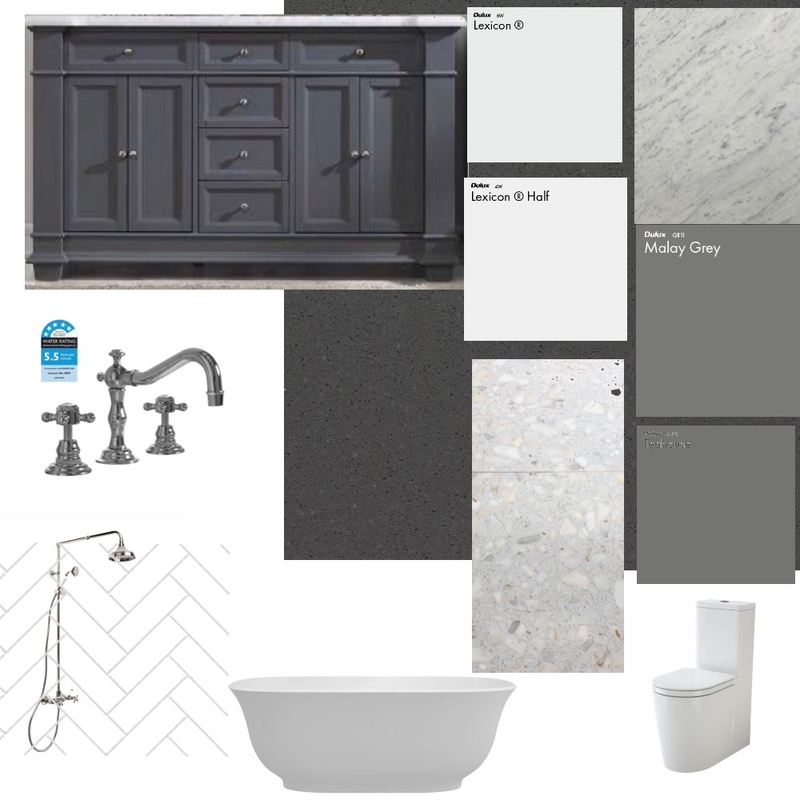 Bathroom Mood Board by Georgia Style on Style Sourcebook