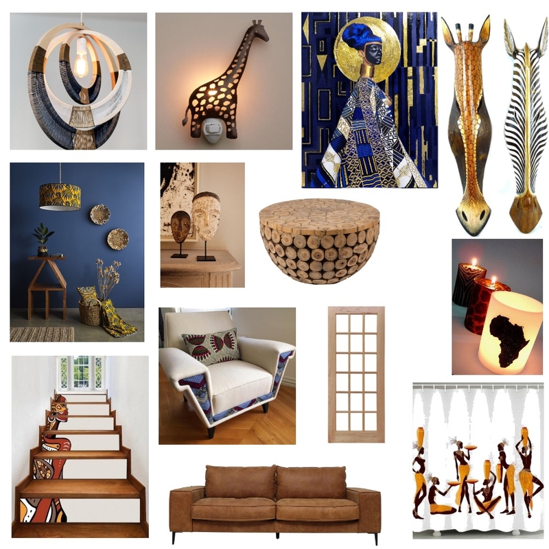 African Style Mood Board by designbykhadeejah on Style Sourcebook