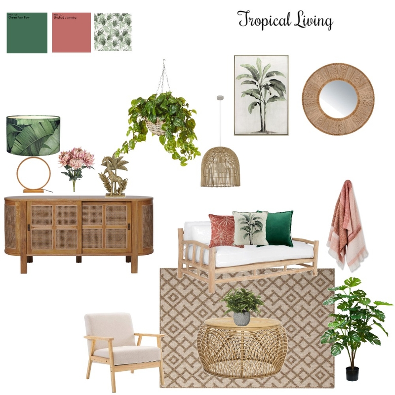 Tropical Loungeroom Mood Board by Hilite Bathrooms on Style Sourcebook