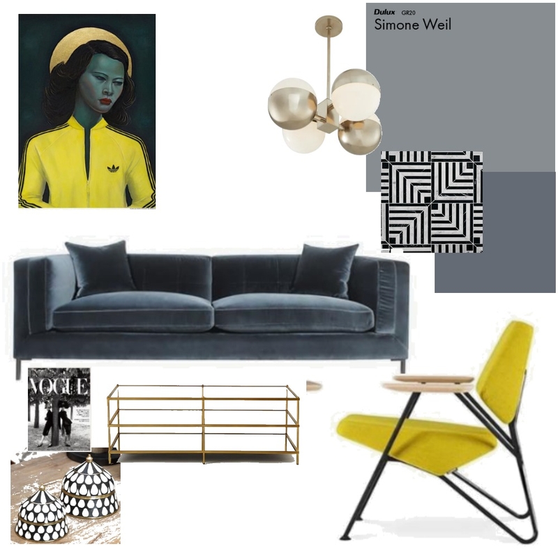 Eclectic Living room Mood Board by PaigeHarding on Style Sourcebook