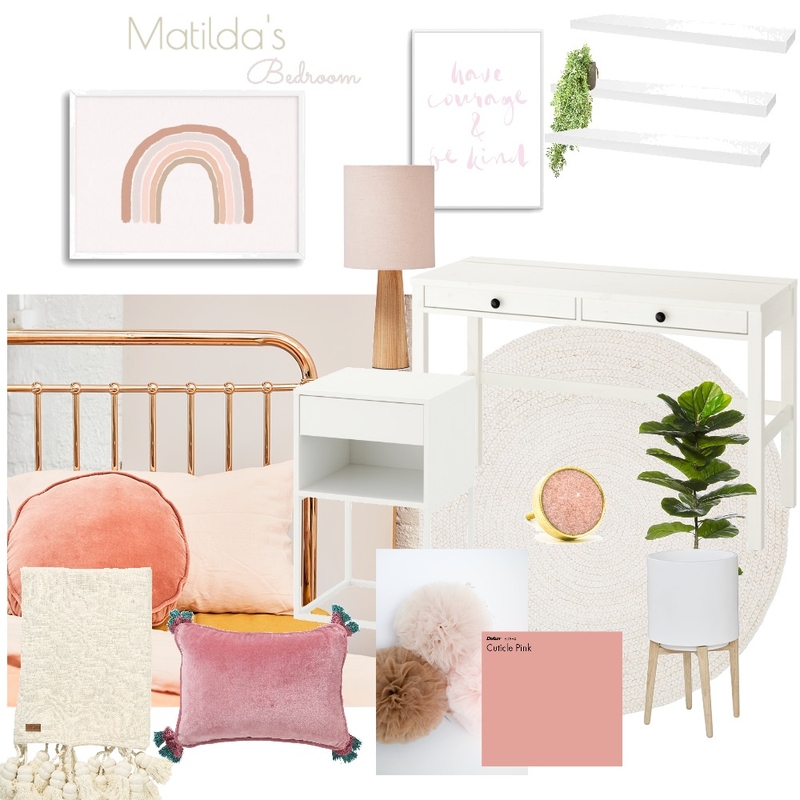 Matilda's Bedroom Mood Board by The Organized Life  on Style Sourcebook