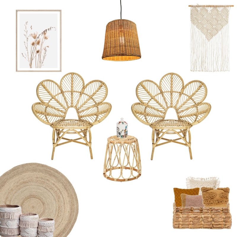 Boho living Mood Board by undefined on Style Sourcebook