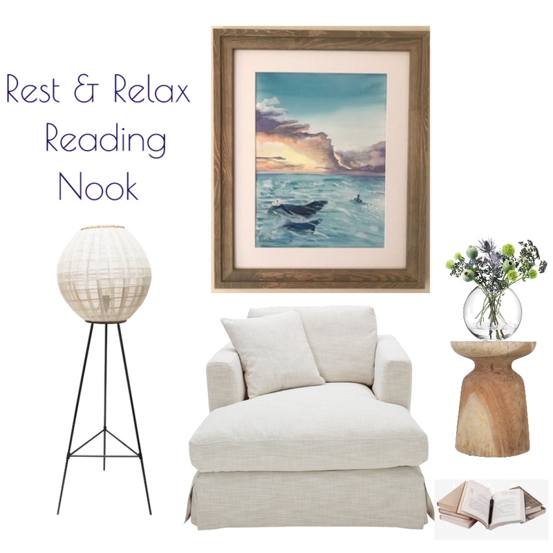 Rest & Relax Reading Noook Mood Board by Kohesive on Style Sourcebook