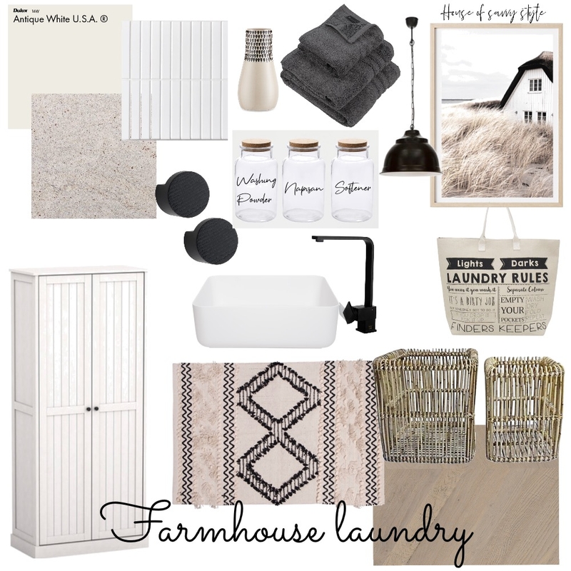 Laundry Mood Board by House of savvy style on Style Sourcebook