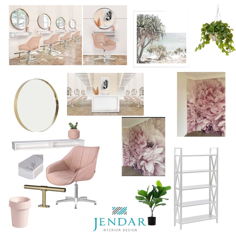 Blush Hair & Beauty Spa Mood Board by Jendar Interior Design on Style Sourcebook