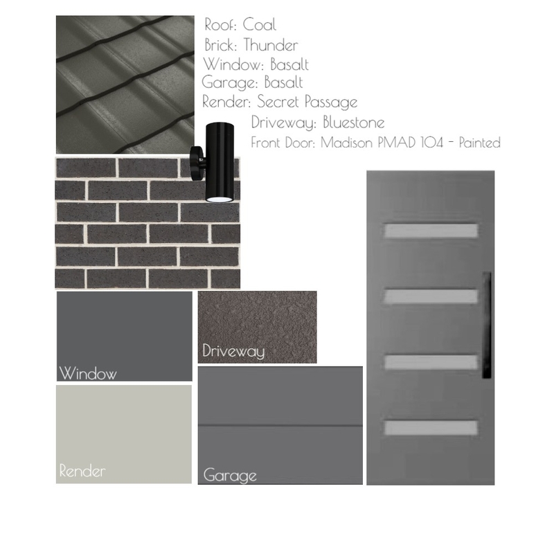 Display home Facade1 Mood Board by Charming Interiors by Kirstie on Style Sourcebook