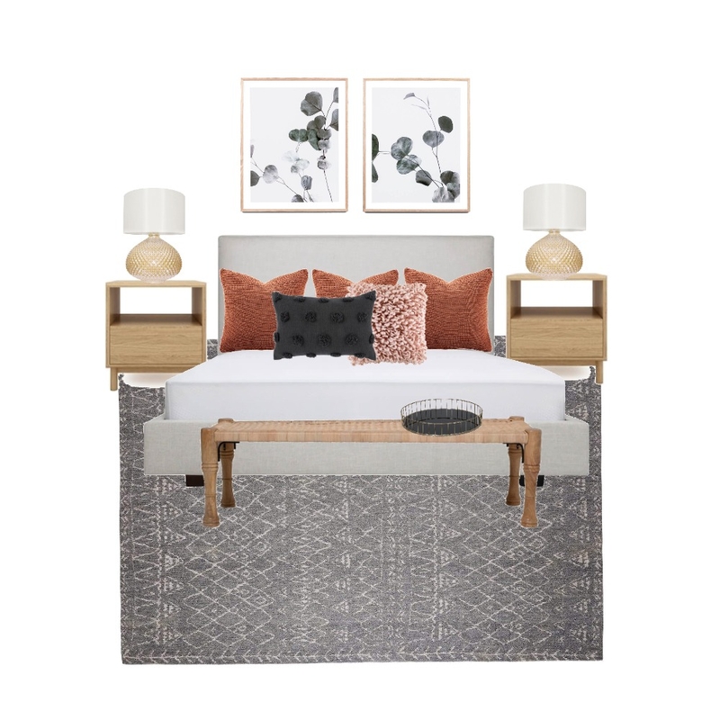 Earthy Scandi Main Bed Mood Board by homejames interiors on Style Sourcebook