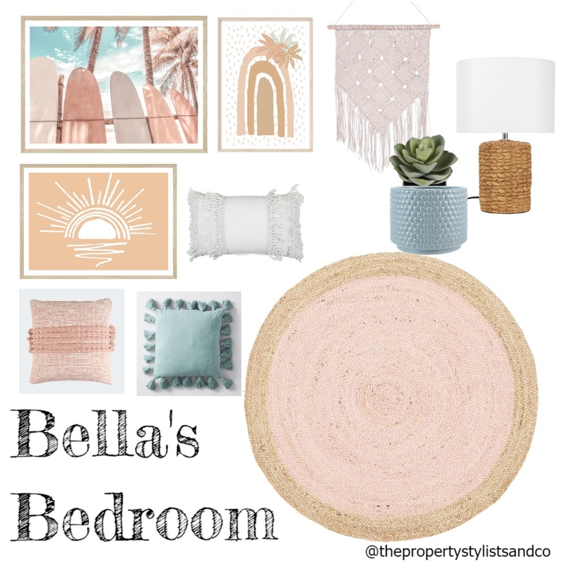 Bella's Bedroom- Beaconsfield Mood Board by The Property Stylists & Co on Style Sourcebook