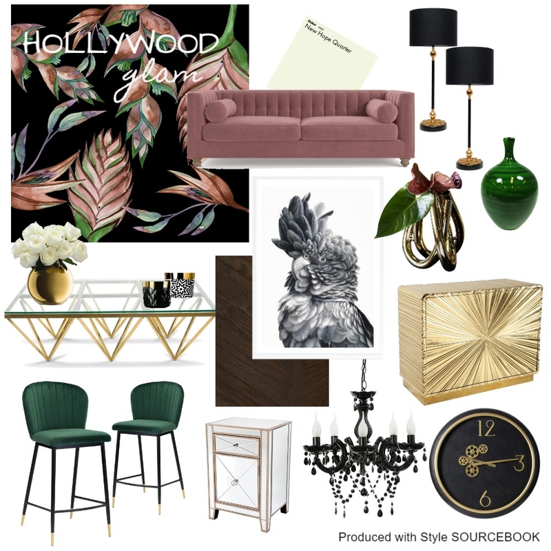 Hollywood Glam Mood Board by TriciaDsouza on Style Sourcebook