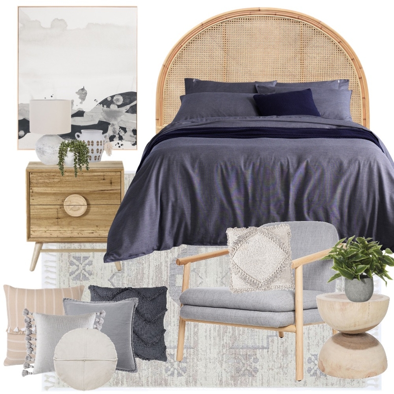 Calm Bedroom Mood Board by MEGHAN ELIZABETH on Style Sourcebook