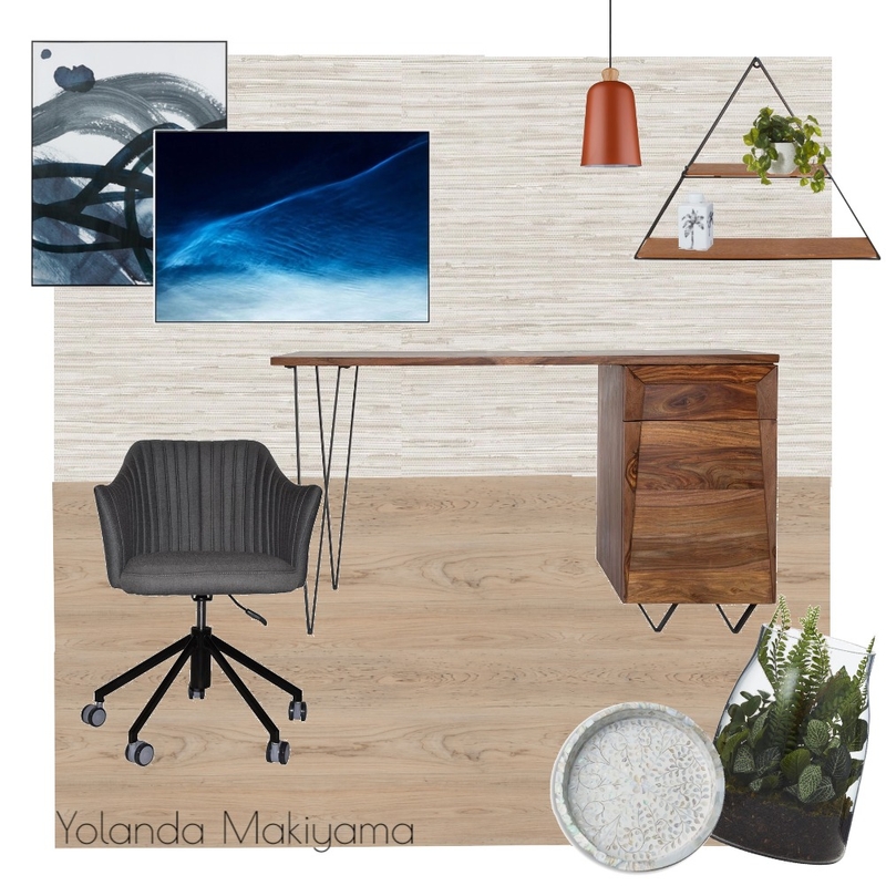 Home Office BLUE Mood Board by YoMaki on Style Sourcebook