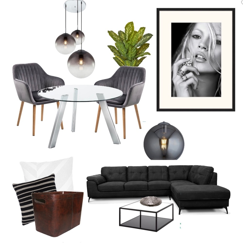 A mans living Mood Board by Denise Pinot on Style Sourcebook