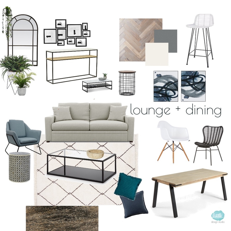 Hughes Lounge glass coffee table Mood Board by Little Design Studio on Style Sourcebook