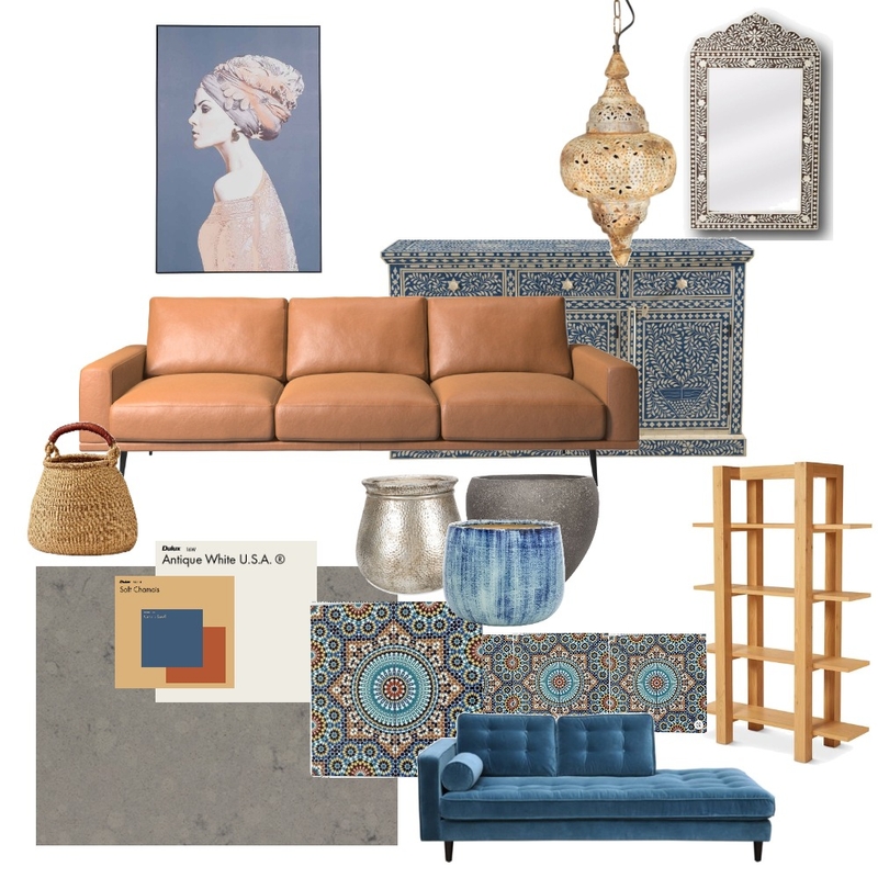 Modern Moroccan Mood Board by elle p on Style Sourcebook