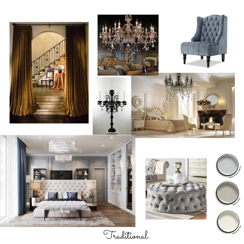 Traditional mood board Mood Board by lhanan on Style Sourcebook