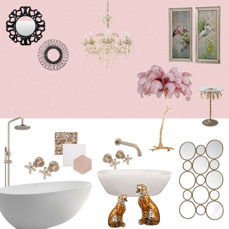 Pink bathroom Mood Board by EstherMay on Style Sourcebook