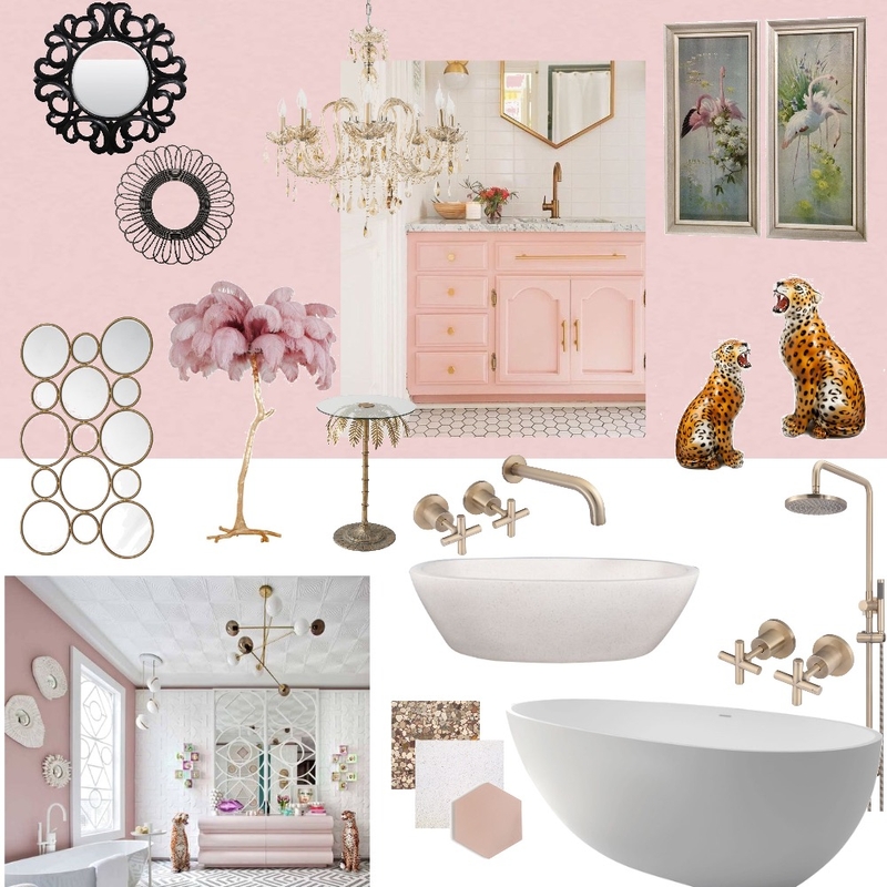 Pink bathroom number 2 Mood Board by EstherMay on Style Sourcebook