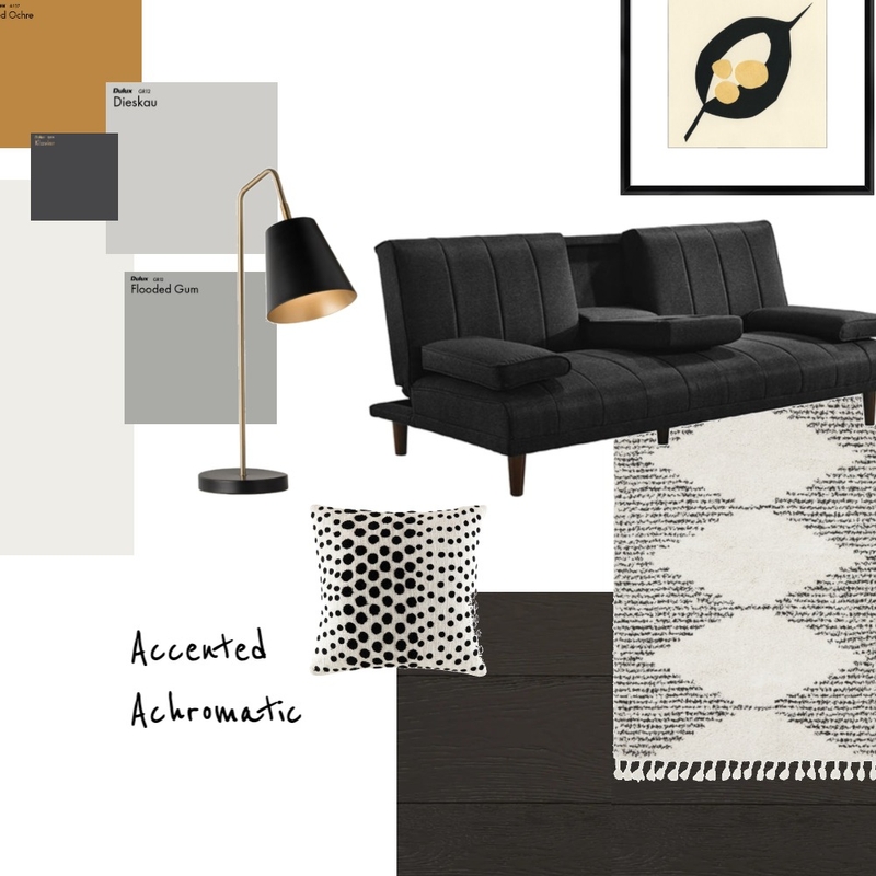Accented Achromatic Mood Board by Hosie Interiors on Style Sourcebook