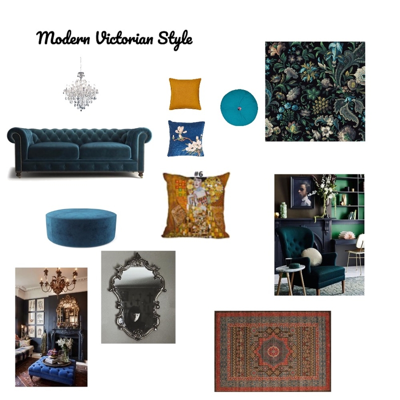 Modern Victorian Style Mood Board by marieselene on Style Sourcebook