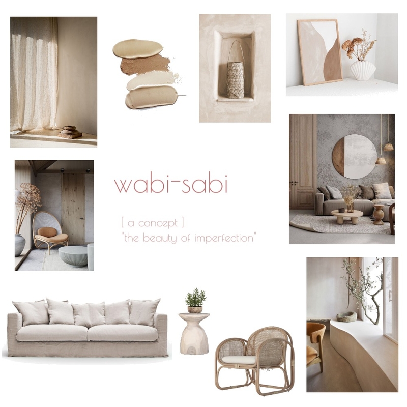 Wabi-Sabi Mood Board by JadeStrauss on Style Sourcebook