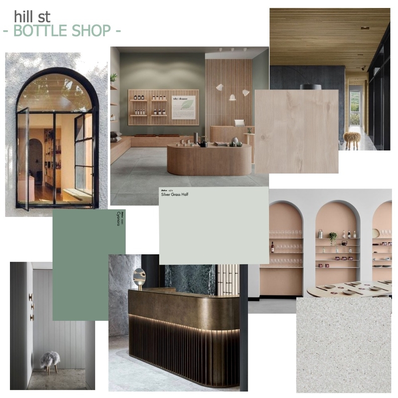 Hill St Bottle shop Mood Board by Claire Foot on Style Sourcebook