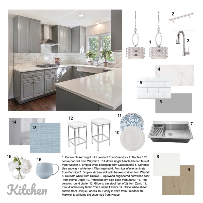 Assignment 9 - Kitchen Mood Board by Kayleehiggins on Style Sourcebook