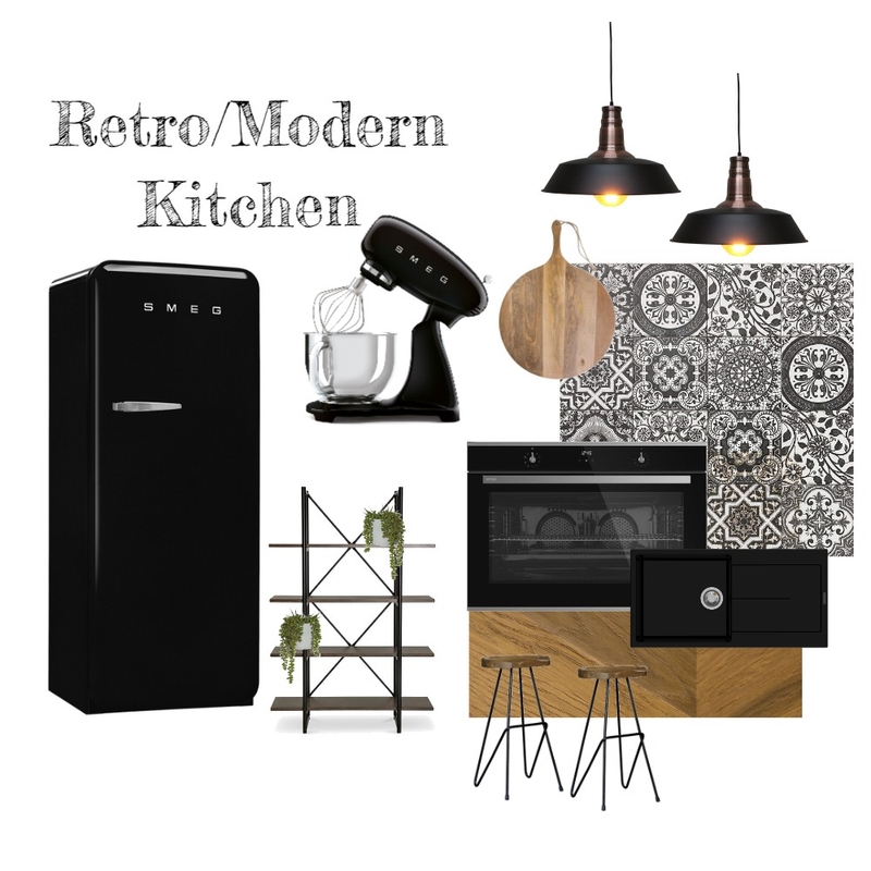 Retro/Modern Mood Board by Charming Interiors by Kirstie on Style Sourcebook