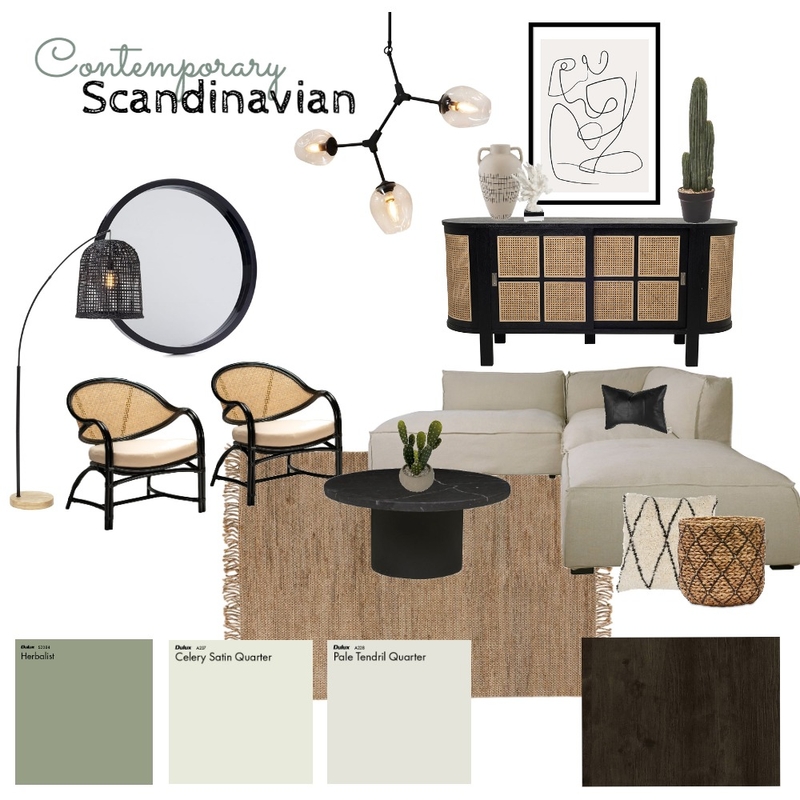 Contemporary Scandinavian Mood Board by Alyssa Hunt on Style Sourcebook