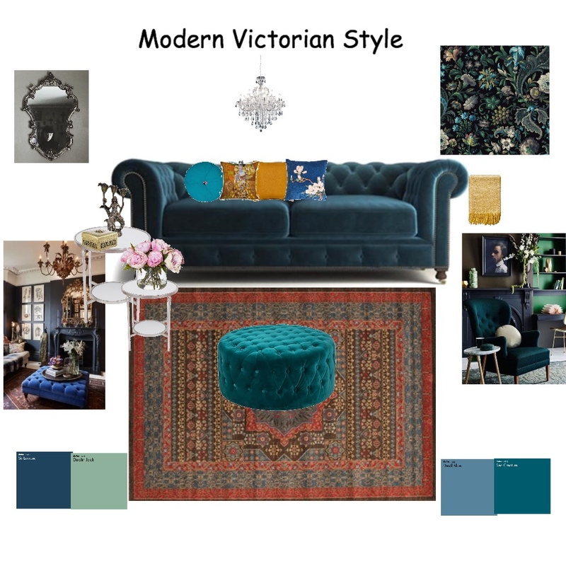 Modern Victorian Style Mood Board by marieselene on Style Sourcebook