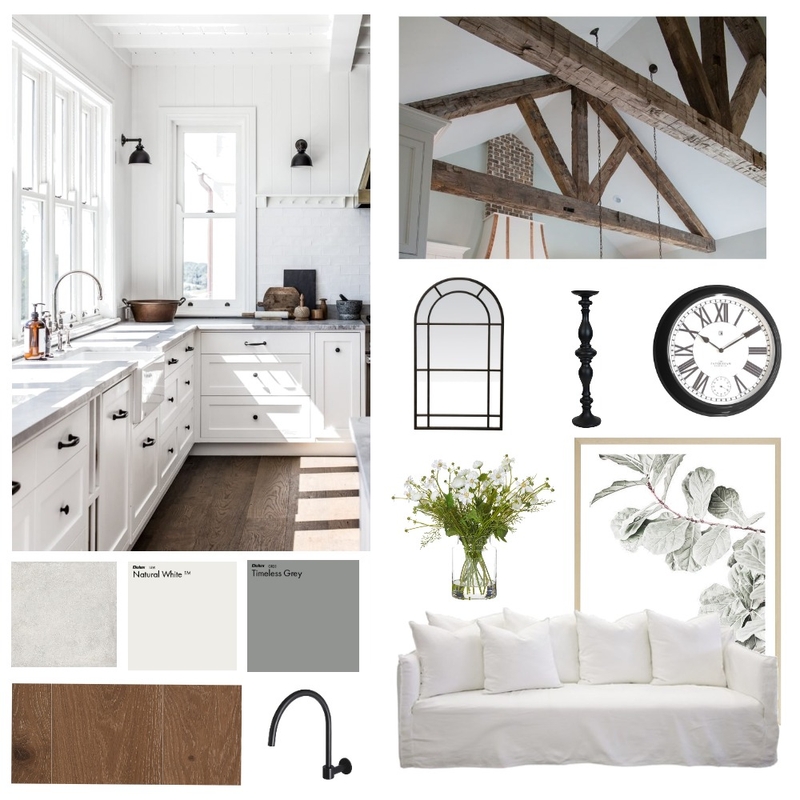 Modern Farmhouse Mood Board by chloejane on Style Sourcebook