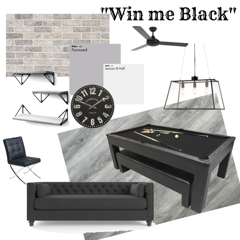 win me black Mood Board by kyleigh on Style Sourcebook