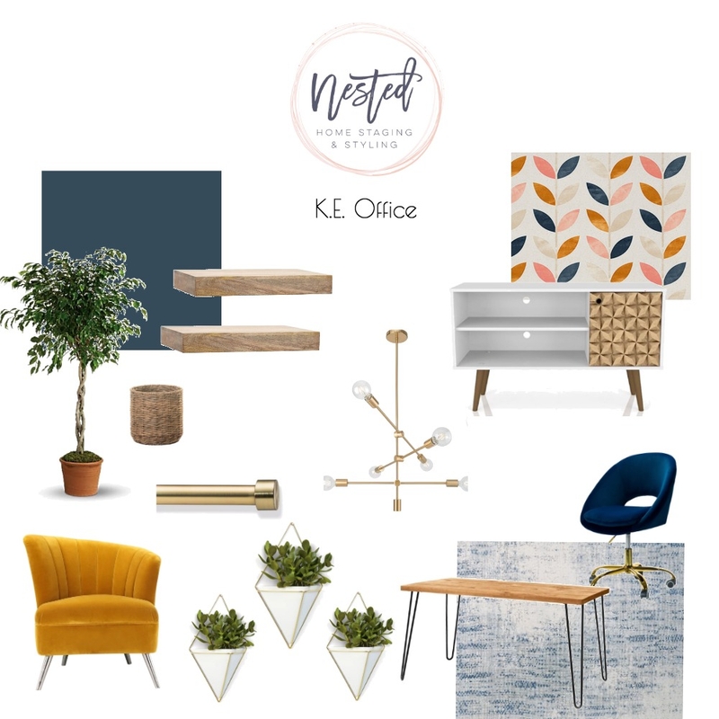 Kali Eden Office Mood Board by nestedhomestyling on Style Sourcebook