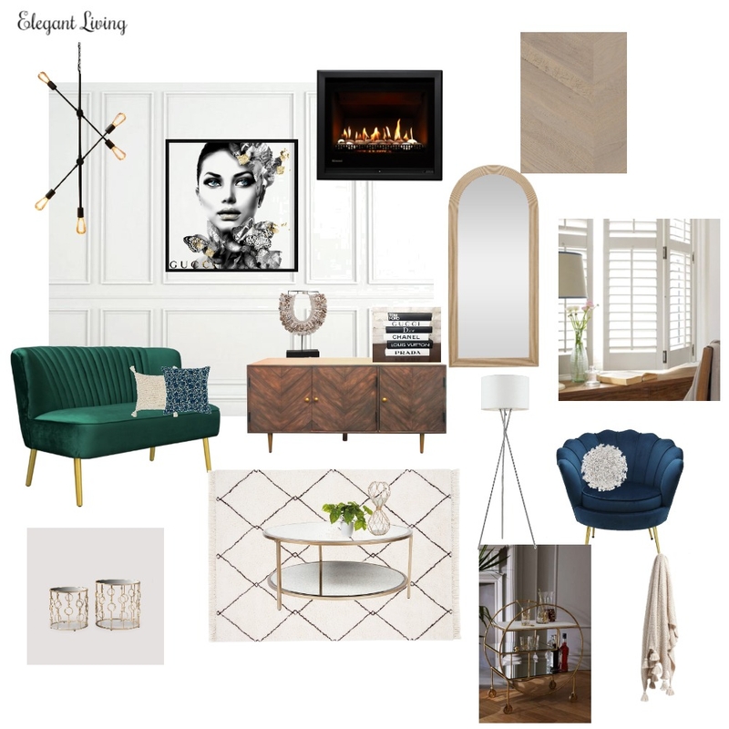 Elegant Living Mood Board by Tiffany Chetcuti on Style Sourcebook