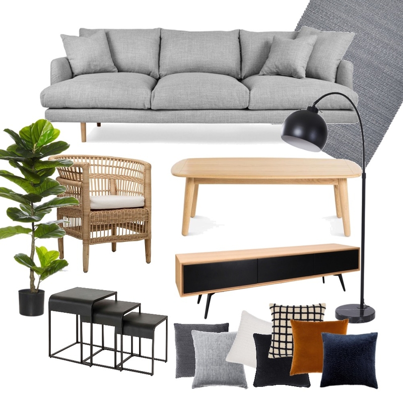 Stratford Street Living Room Mood Board by O and N Property Stylist on Style Sourcebook