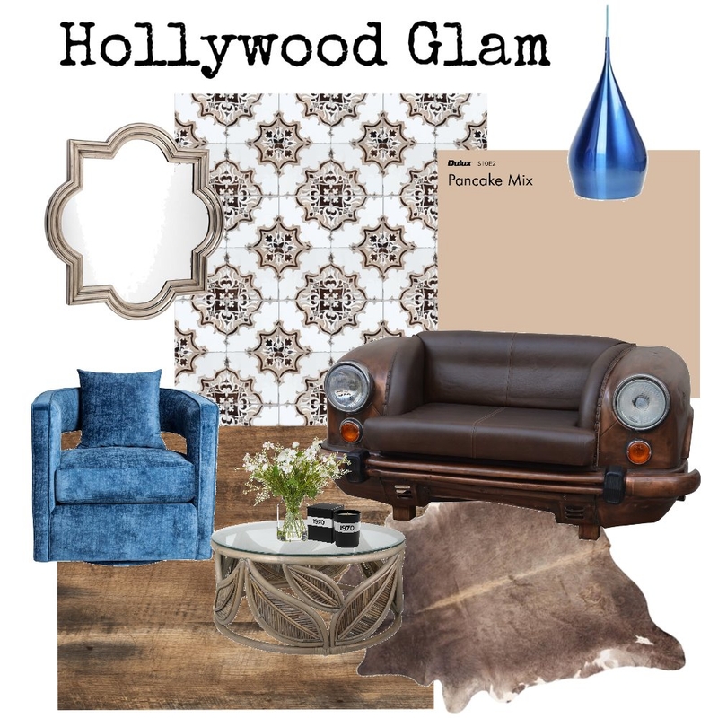Hollywood Glam Mood Board by INTERIORS for living on Style Sourcebook