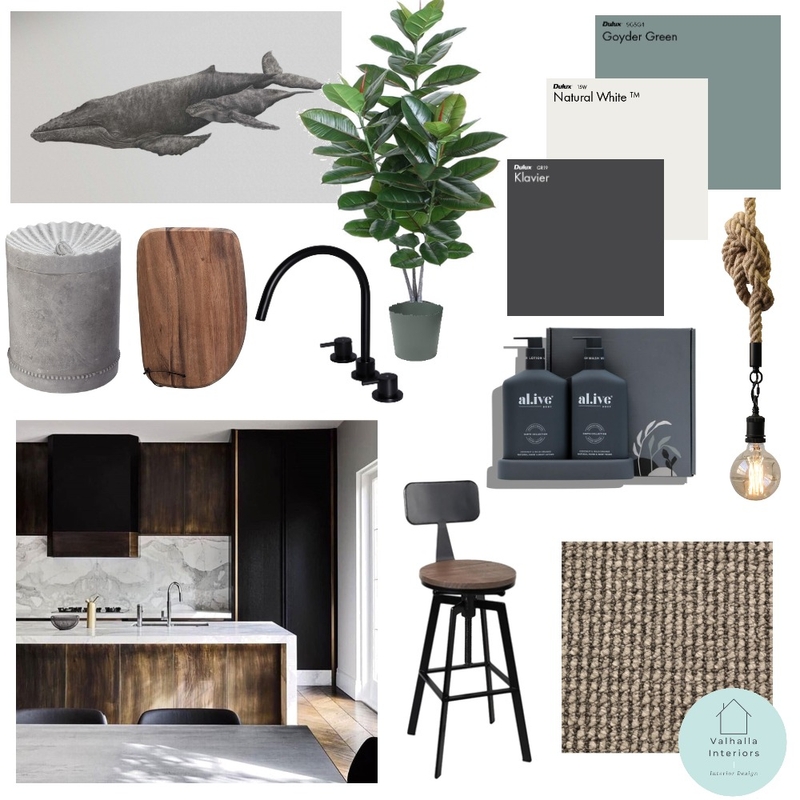 Soft Industrial Kitchen 1 Mood Board by Valhalla Interiors on Style Sourcebook