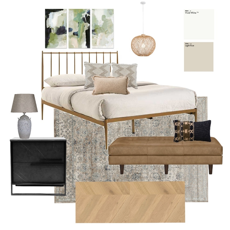 Modern Moody Bedroom Mood Board by Tayte Ashley on Style Sourcebook