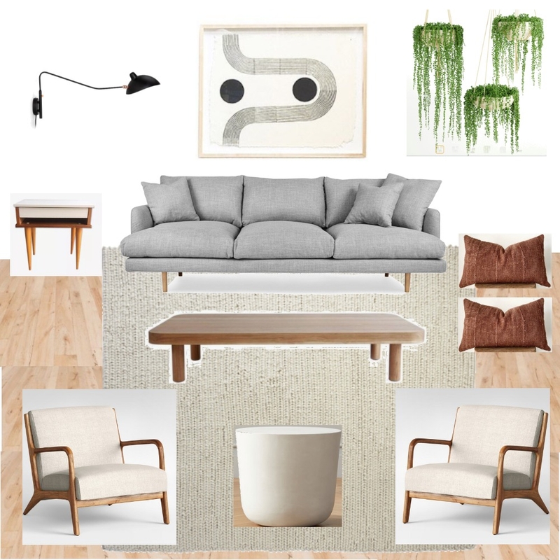 living room - coffee table with grey sofa Mood Board by Annacoryn on Style Sourcebook