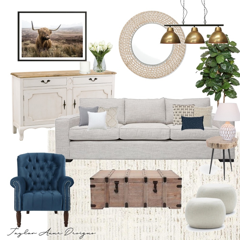 Farmhouse Coastal Mood Board by Taylor Estwick on Style Sourcebook